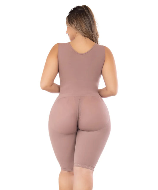 Faja 360 Sleeveless, knee length with three levels of hook 09366