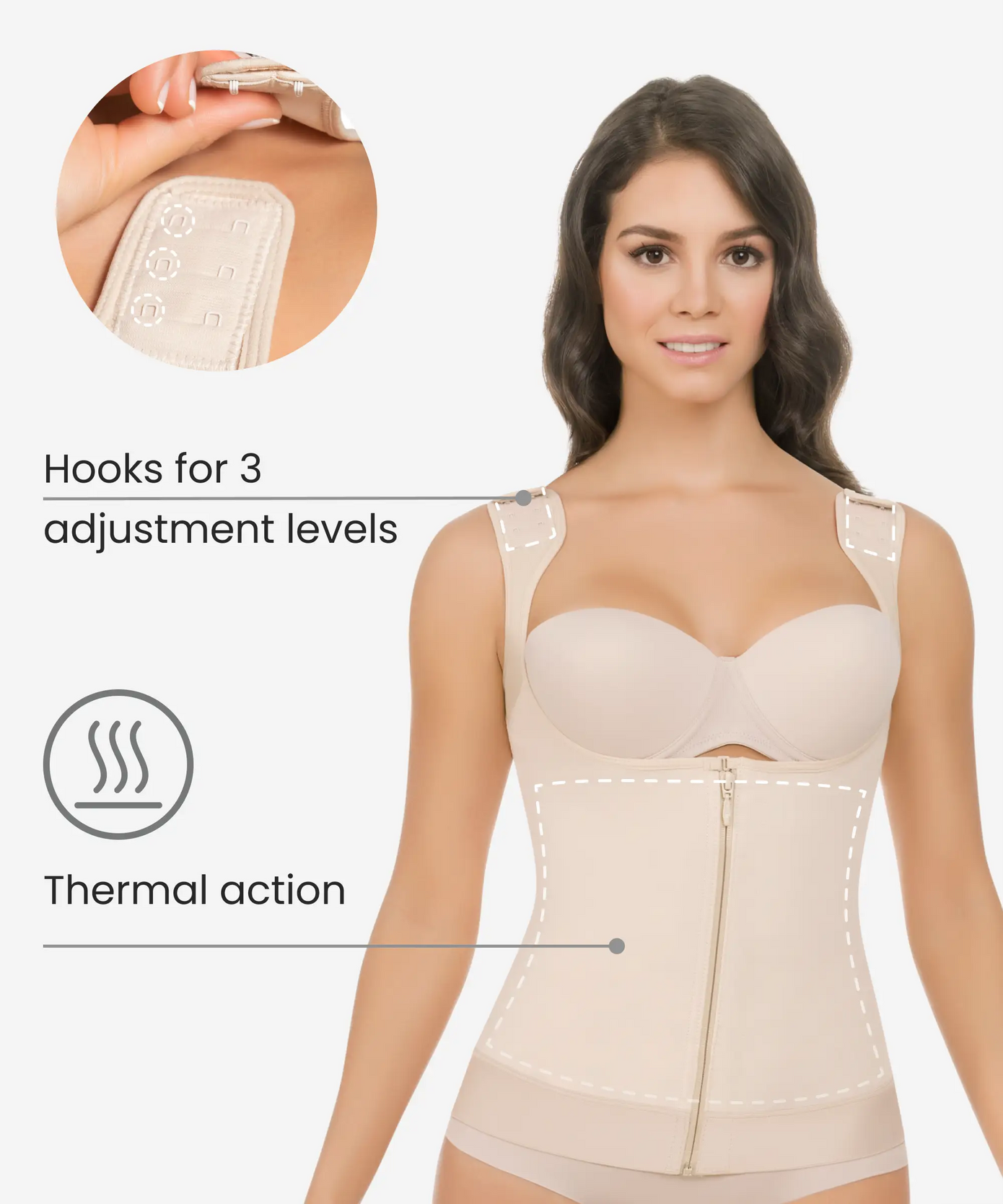 1338 - Ultra Compression Corset vest