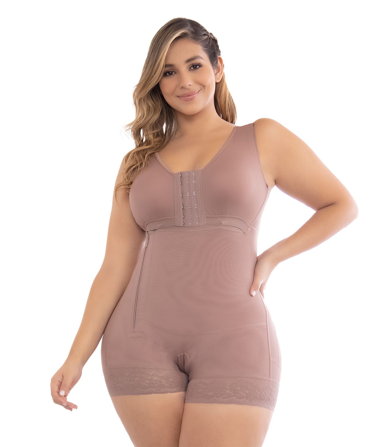 Body Shaper for Daily Wear and Post-Op with Bra and Butt Lift 09053