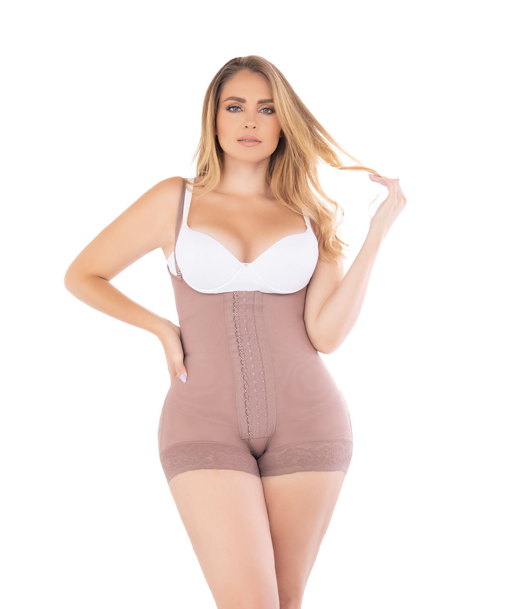 EXTRA SHORT GIRDLE WITH BUTT ENHANCEMENT BACK COVERAGE POST SURGICAL AND DAILY USE 09066