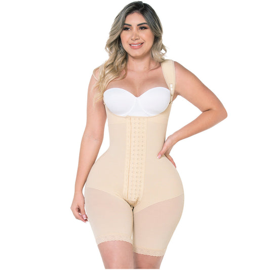 POST SURGERY MID THIGH SHAPEWEAR BODYSUIT FOR GUITAR AND HOURGLASS BODY TYPES 00489