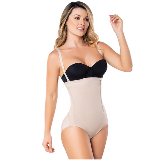 BODY MOLDEADOR STRAPLESS LEVANTA GLÚTEOS | FAJA POSTPARTO | POWERNET DE ALTA COMPRESIÓN REF 2405