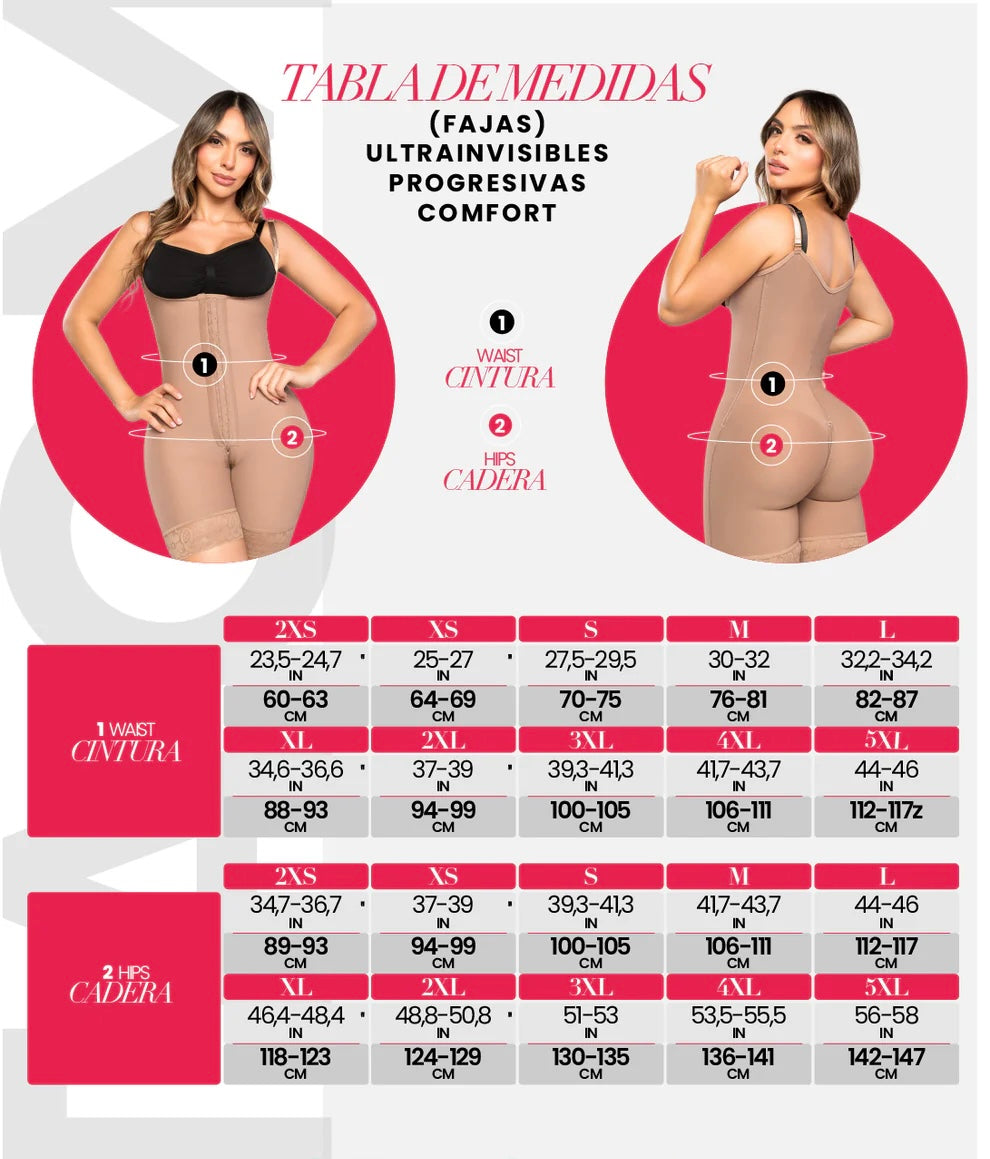 FAJA ULTRA INVISIBLE CON TRIPE REALCE DE GLUTEOS 7156