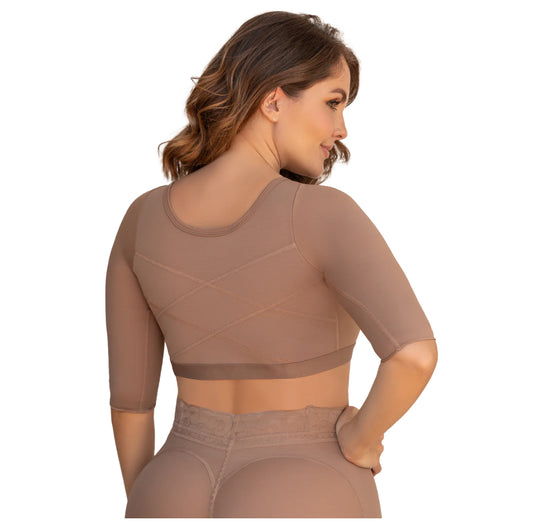 SUJETADOR CON SOPORTE ESPALDA Y MANGAS