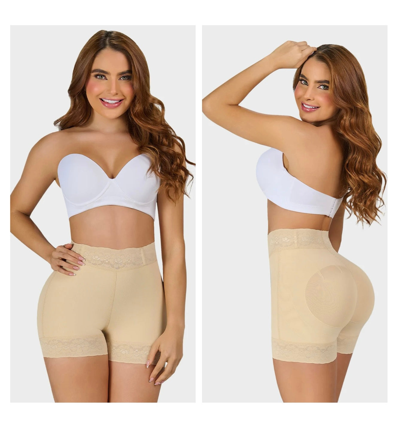 High Waist Shaping Compression Shorts / Powernet 0321