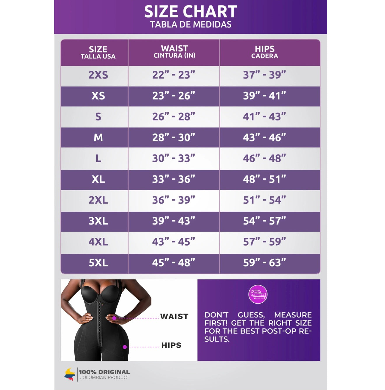 FAJA PARA MUJERES CON CURVAS, CADERAS ANCHAS Y CINTURA PEQUEÑA, LEVANTA GLÚTEOS, CONTROL DE ABDOMEN 02411