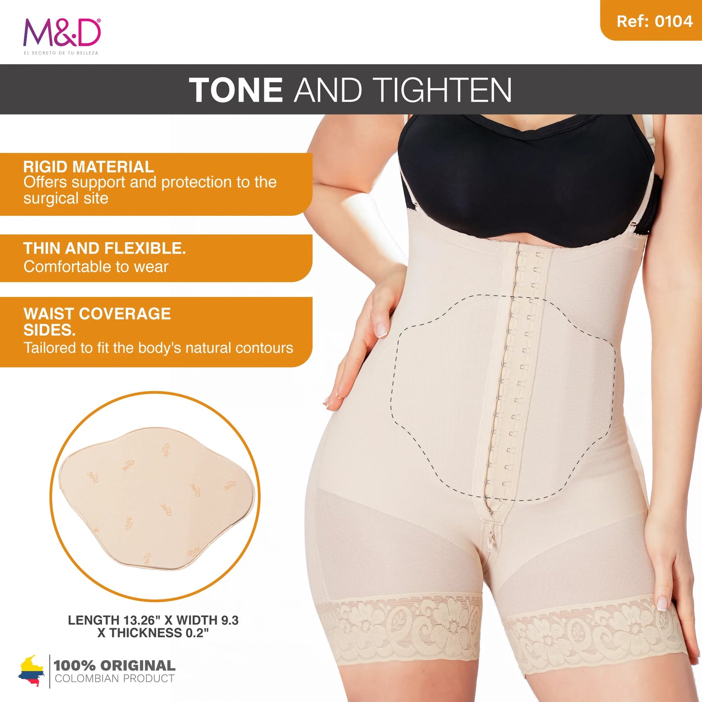 Tabla abdominal después de la liposucción / abdominoplastia 0104