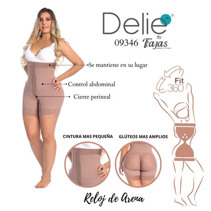 ¡¡¡Estilo reloj de arena!! Faja de compresión quirúrgica sin tirantes 09346