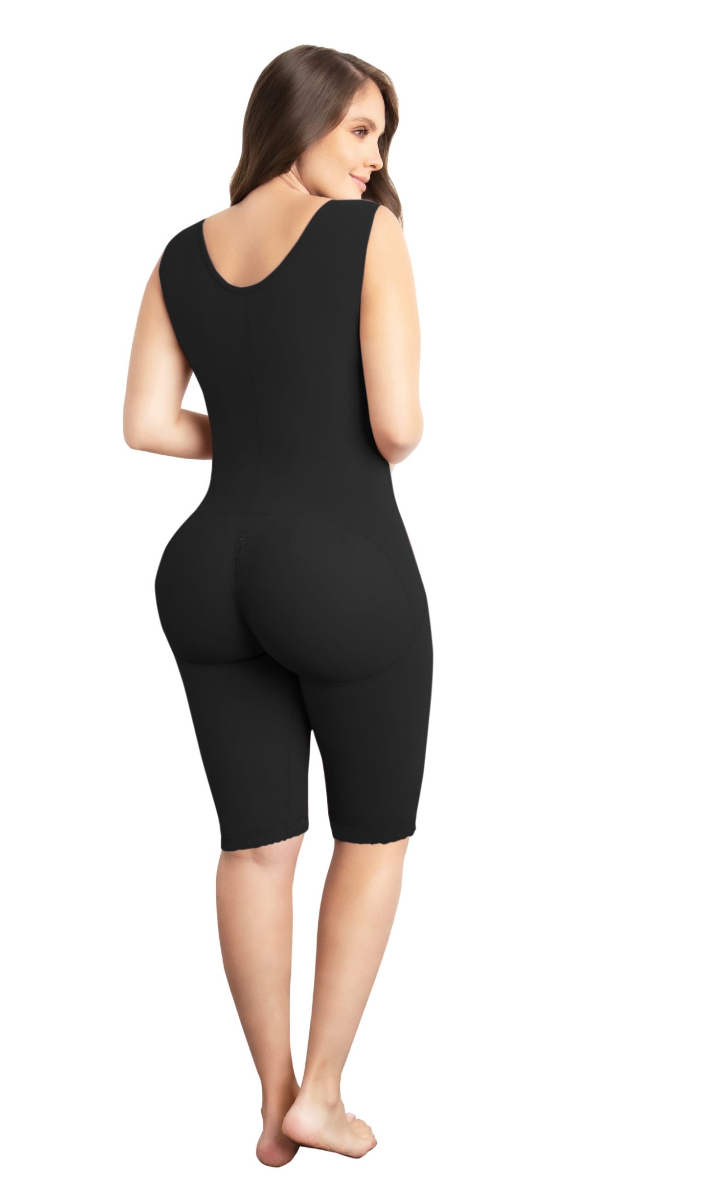 Faja 360 Sleeveless, knee length with three levels of hook 09366