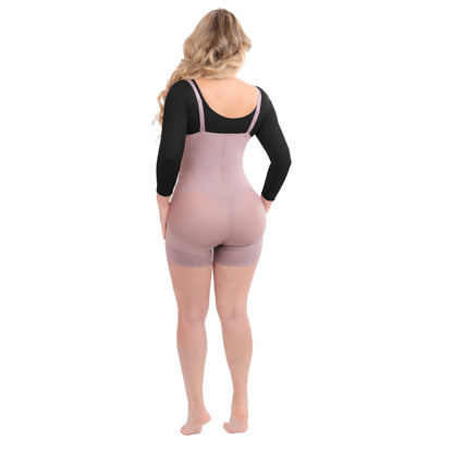 Faja sin tirantes con 3 niveles de broches realza gluteos 009106