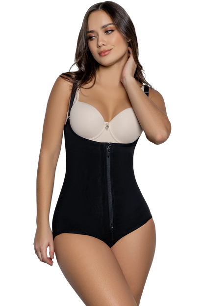 PANTY BODY SHAPER WITH COVERED BACK AND ZIPPER 1015