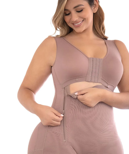 Body Shaper for Daily Wear and Post-Op with Bra and Butt Lift 09053