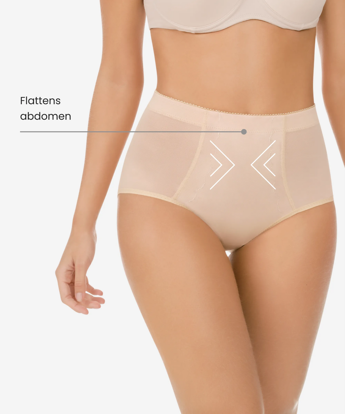 Braguita acolchada realzadora de glúteos con almohadillas de silicona - Estilo 003