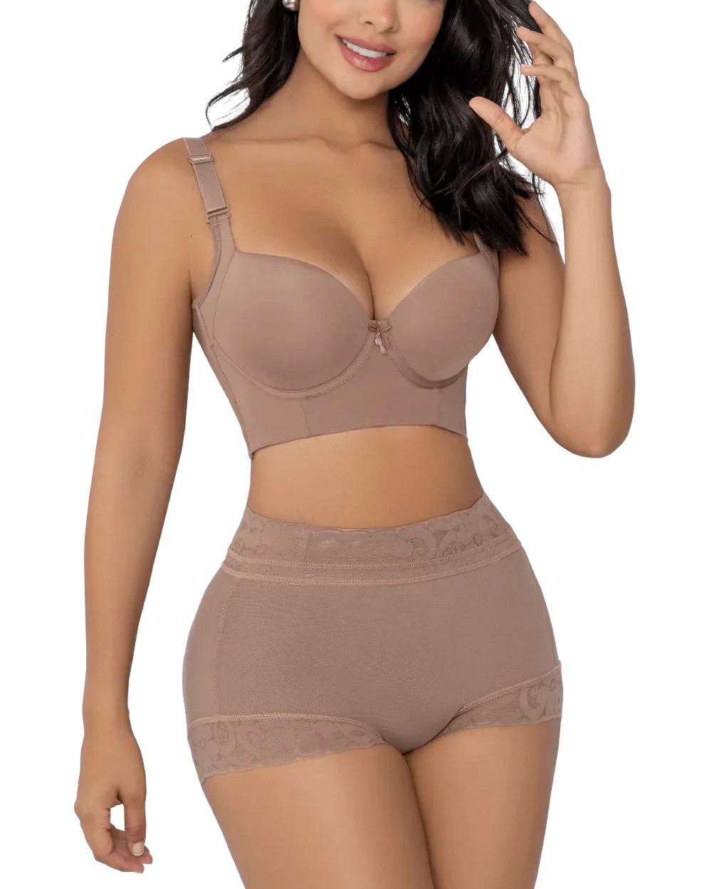 Butt-enhancing padded panty with pads - Style 4009