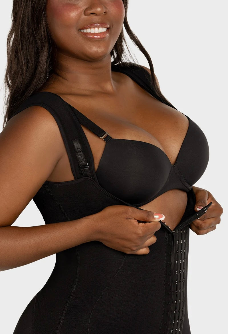 POST SURGERY MID THIGH SHAPEWEAR BODYSUIT FOR GUITAR AND HOURGLASS BODY TYPES 489