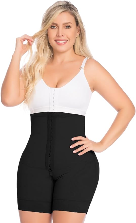 ¡¡¡Estilo reloj de arena!! Faja de compresión quirúrgica sin tirantes 09346