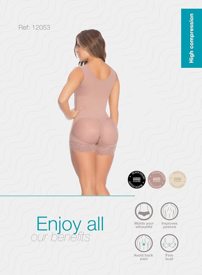 Body Shaper for Daily Wear and Post-Op with Bra and Butt Lift 09053