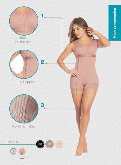 Body Shaper for Daily Wear and Post-Op with Bra and Butt Lift 09053