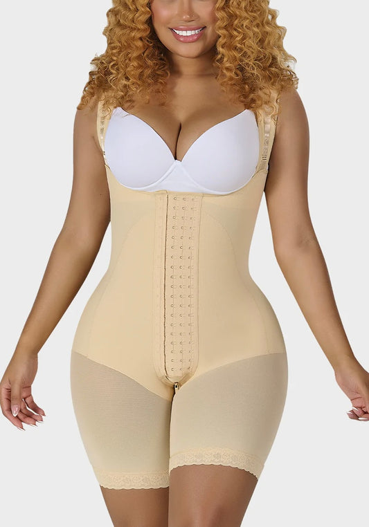 POST SURGERY MID THIGH SHAPEWEAR BODYSUIT FOR GUITAR AND HOURGLASS BODY TYPES 489