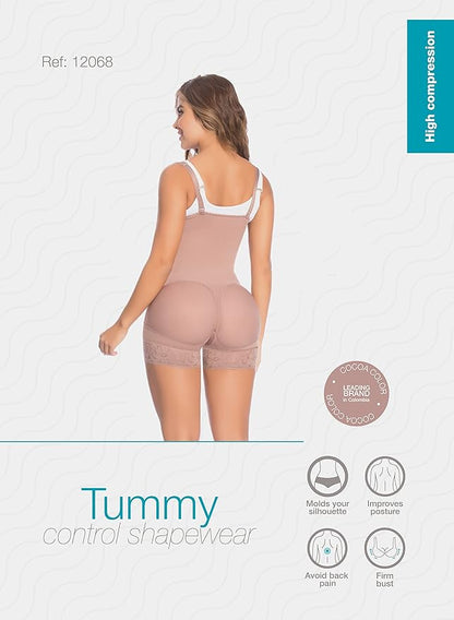 Faja con cierre en el lateral para realce de gluteos y uso diario 009068