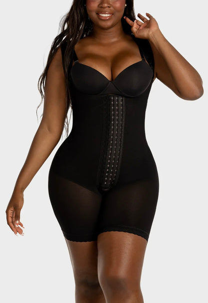 POST SURGERY MID THIGH SHAPEWEAR BODYSUIT FOR GUITAR AND HOURGLASS BODY TYPES 489