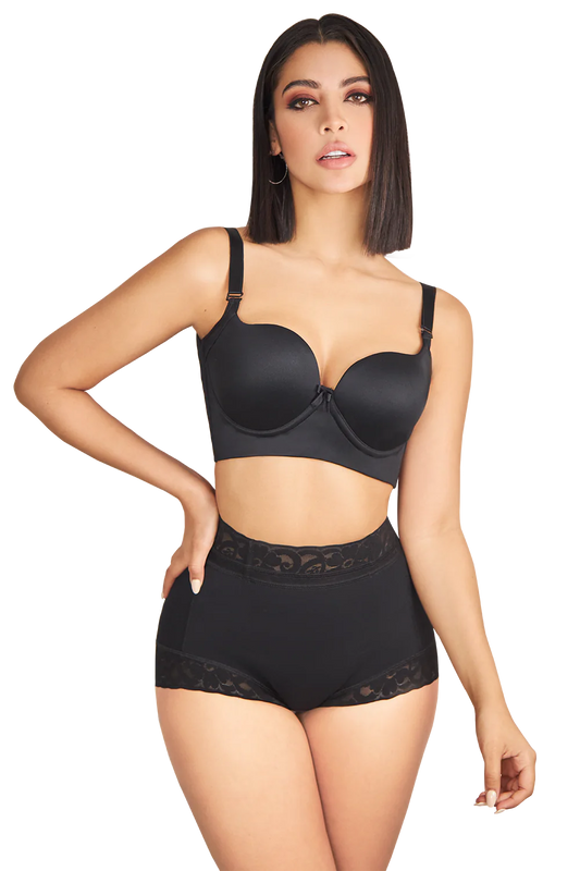 BUTT LIFT PANTY WITH SOFT LACE 4001