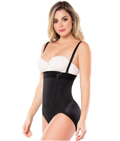 BODY MOLDEADOR STRAPLESS LEVANTA GLÚTEOS | FAJA POSTPARTO | POWERNET DE ALTA COMPRESIÓN REF 2405