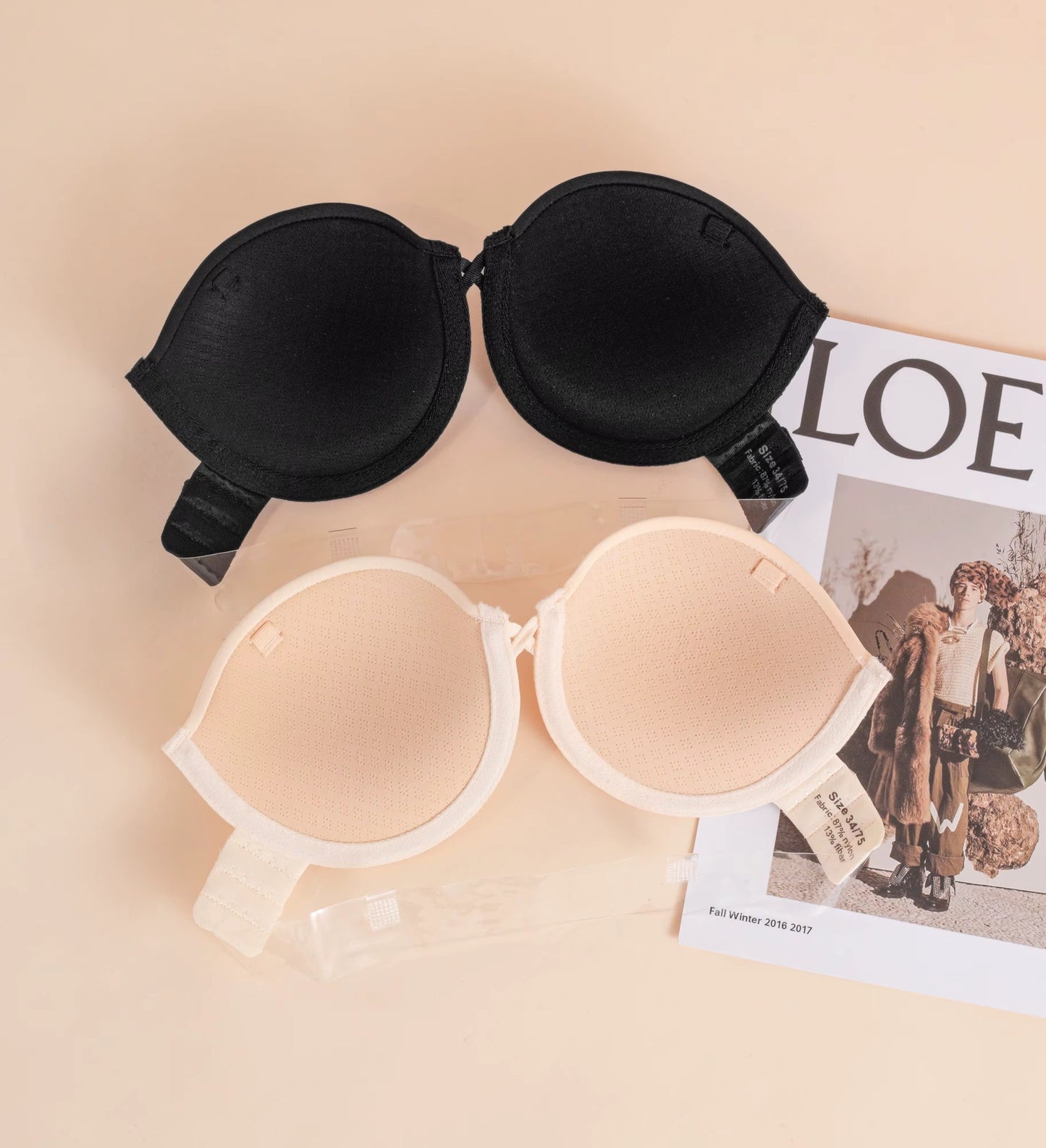 Adhesive Bra Reusable Strapless Self Silicone Push-up Invisible Sticky Bras for Backless Dress 1215