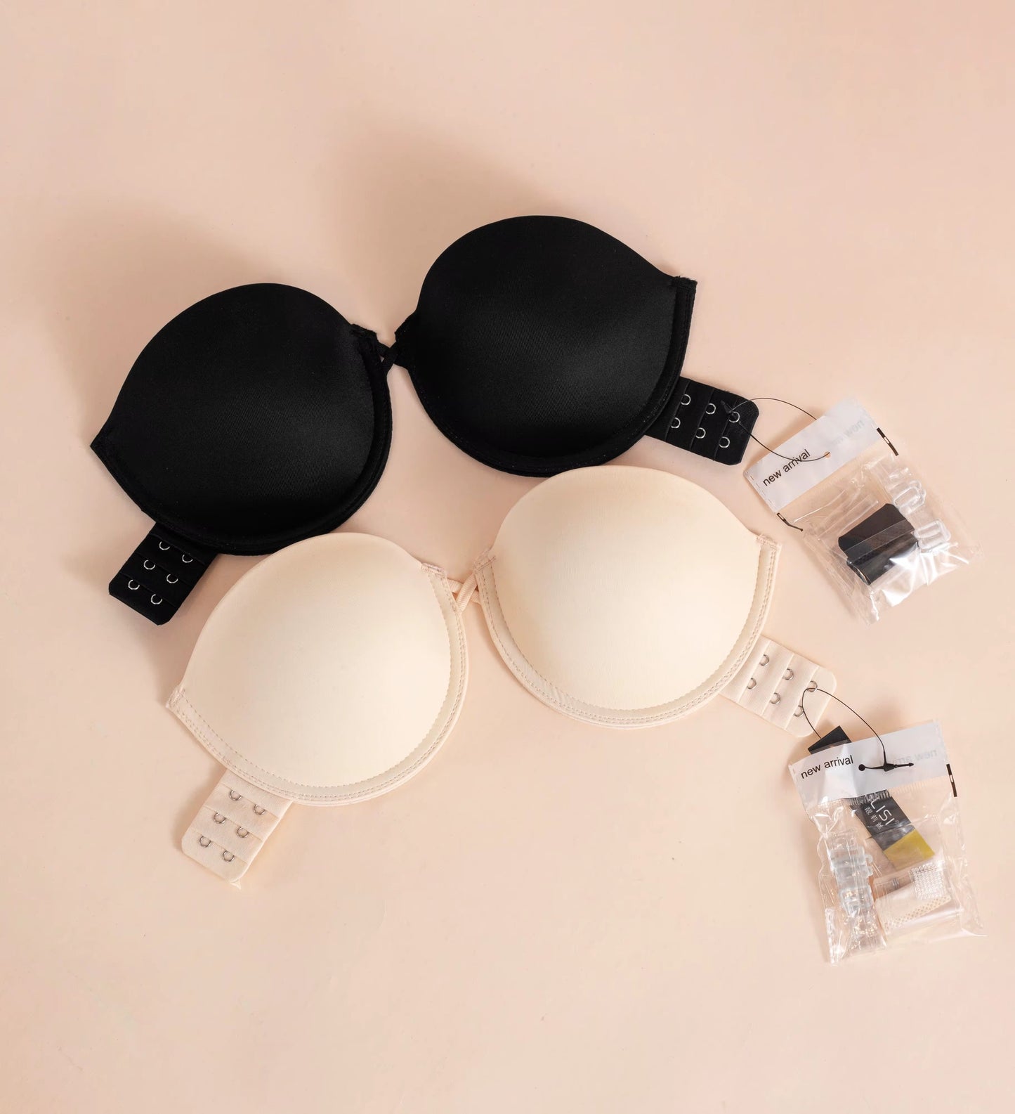 Adhesive Bra Reusable Strapless Self Silicone Push-up Invisible Sticky Bras for Backless Dress 1215