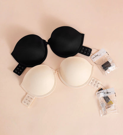 Adhesive Bra Reusable Strapless Self Silicone Push-up Invisible Sticky Bras for Backless Dress 1215