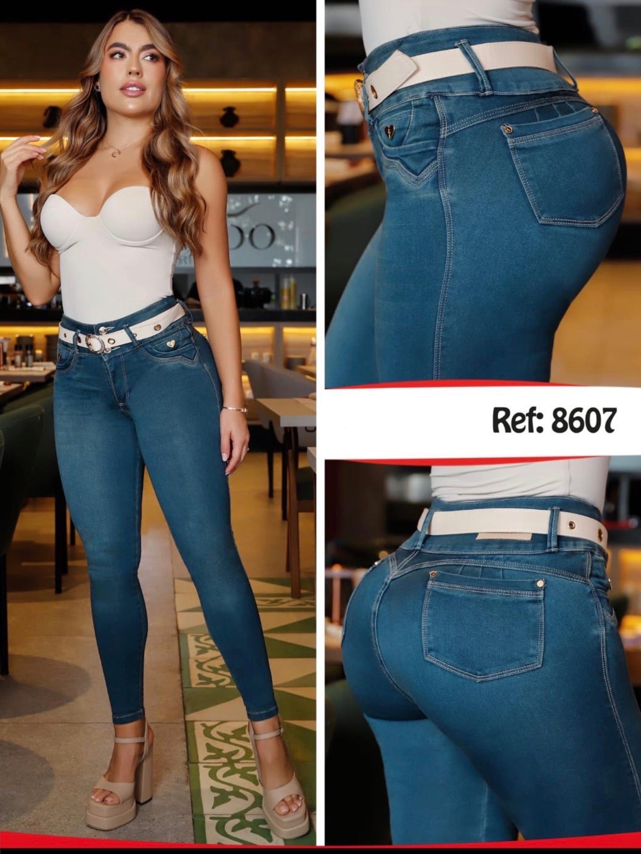 jeans levantacoca 8607 Butt liften