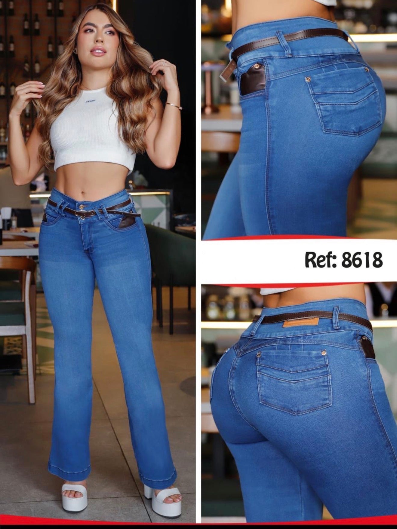 jeans levantacola 8618 Butt liften