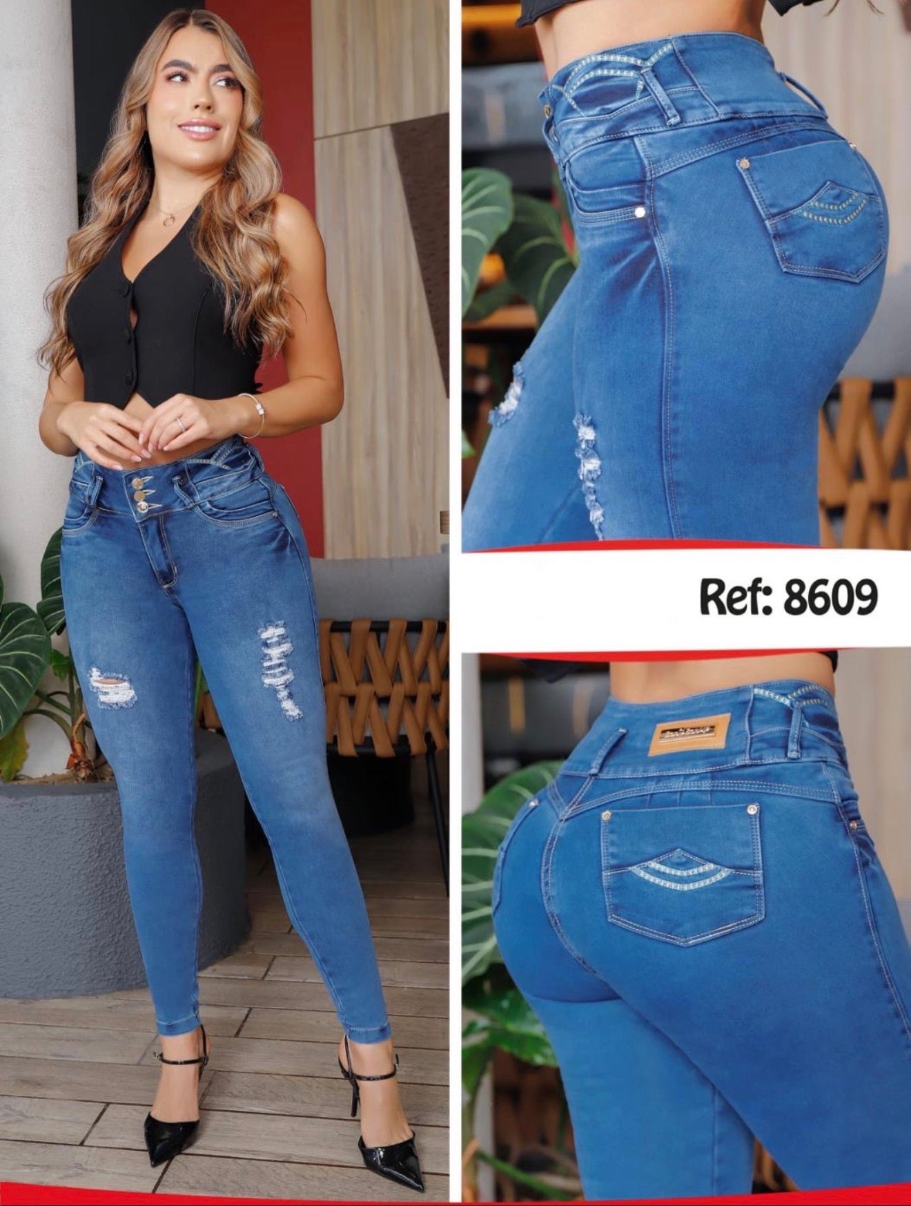 Jeans levanta cola 8609 Butt liften