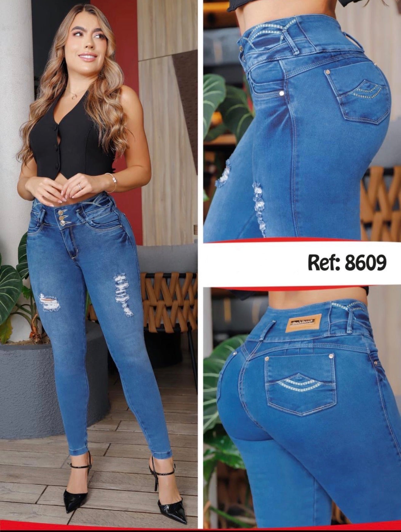 Jeans levanta cola 8609 Butt liften