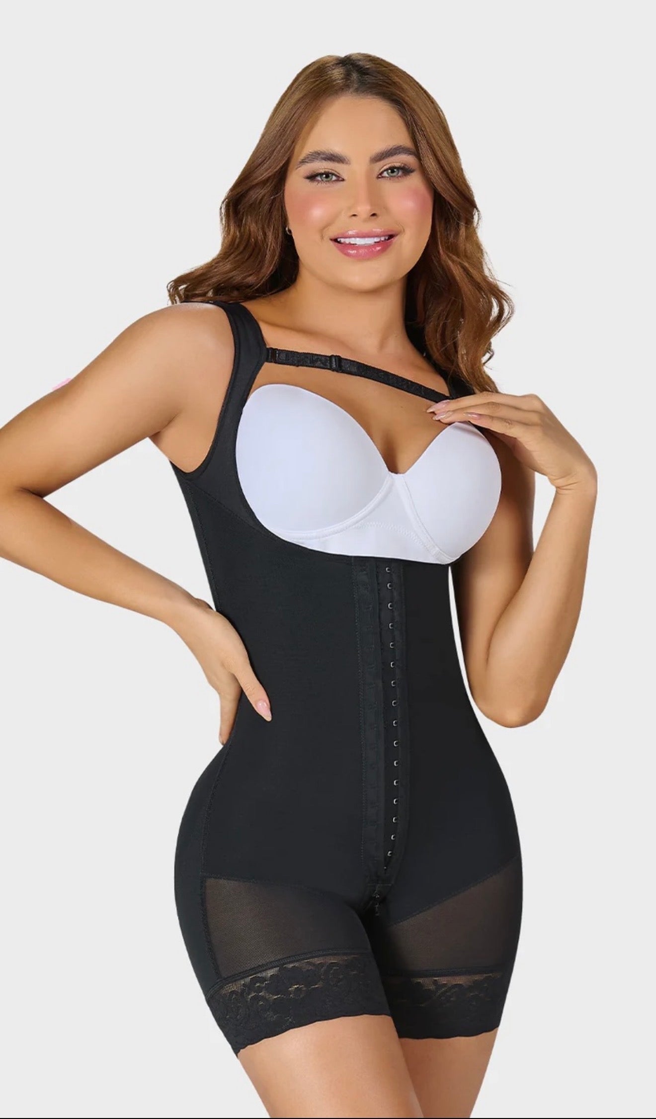 Mid Thigh Bodysuit perineal closure post surgery and daily use 0065
