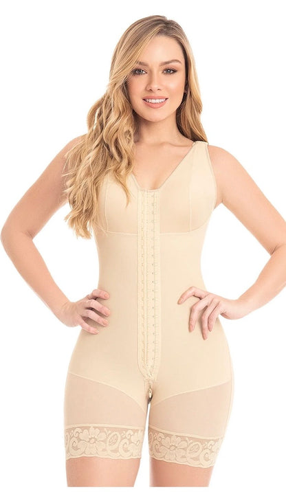 Mid-thigh faja with bra 0029