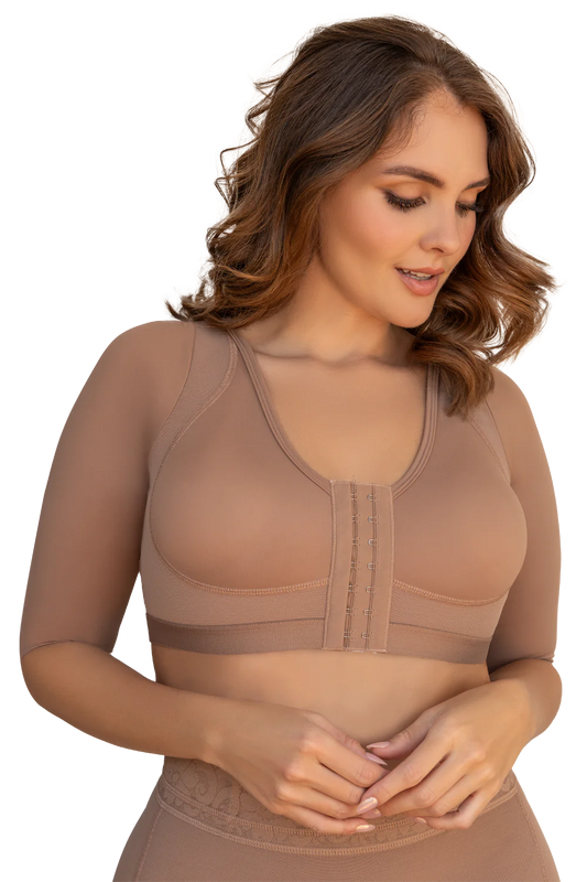 BRA WITH BACK SUPPORT AND SLEEVES 6060