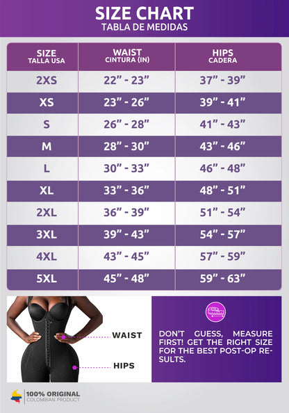 FAJA PARA MUJERES CON CURVAS, CADERAS ANCHAS Y CINTURA PEQUEÑA, LEVANTA GLÚTEOS, CONTROL DE ABDOMEN 02411