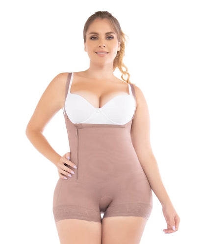 FAJA EXTRA CORTA CON CIERRE LATERAL – REALCE DE GLÚTEOS PARA USO DIARIO Y POSTQUIRÚRGICO (REF. 09046)