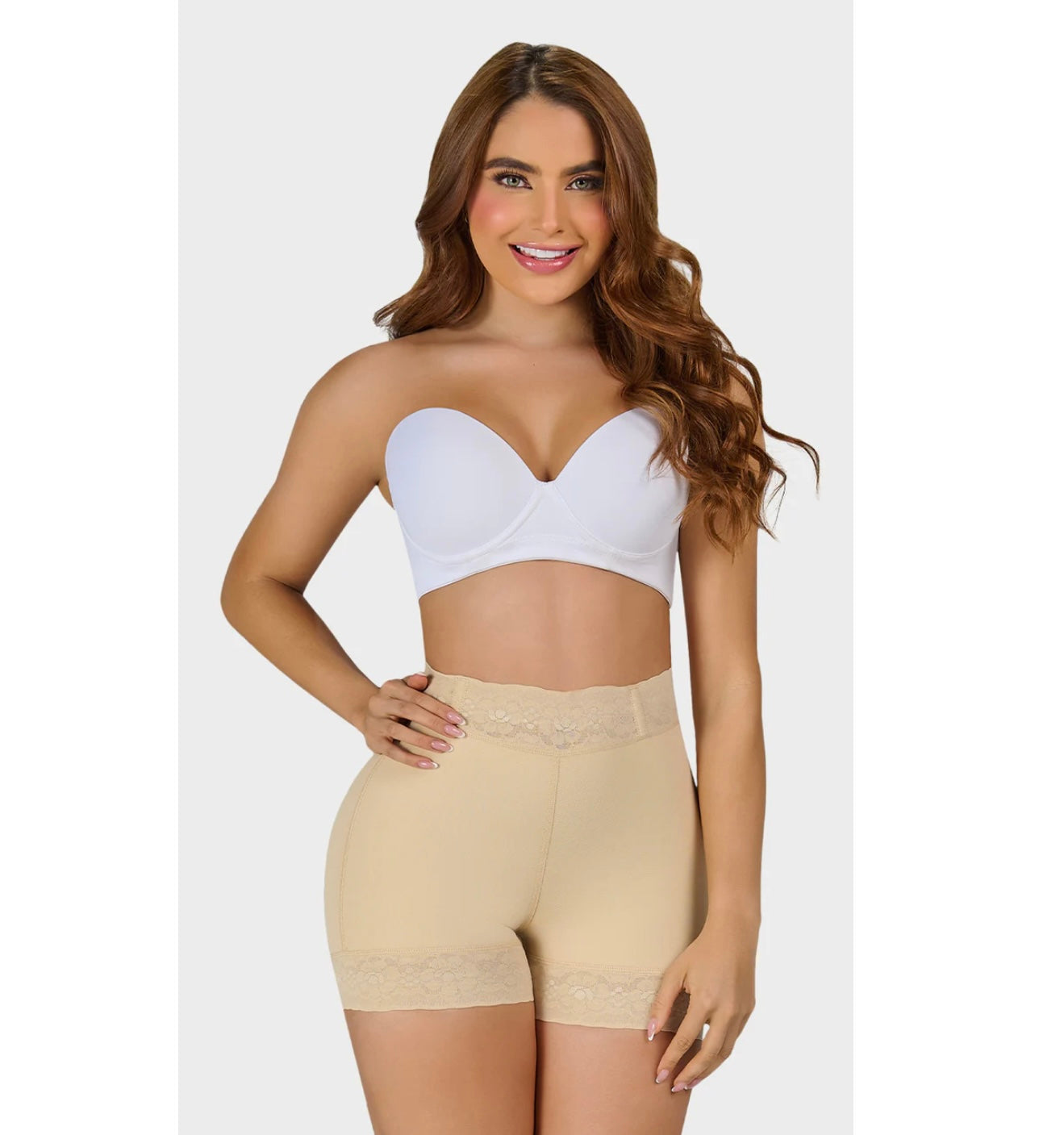 High Waist Shaping Compression Shorts / Powernet 0321