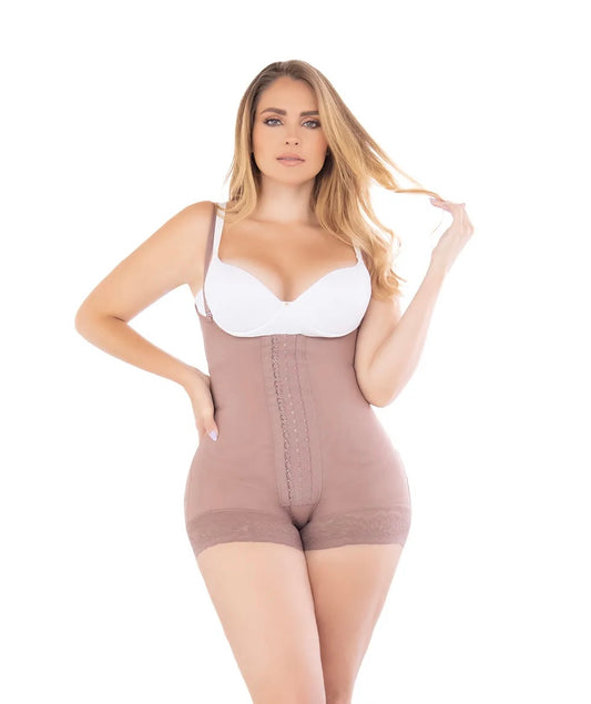EXTRA SHORT GIRDLE WITH BUTT ENHANCEMENT BACK COVERAGE POST SURGICAL AND DAILY USE 09066