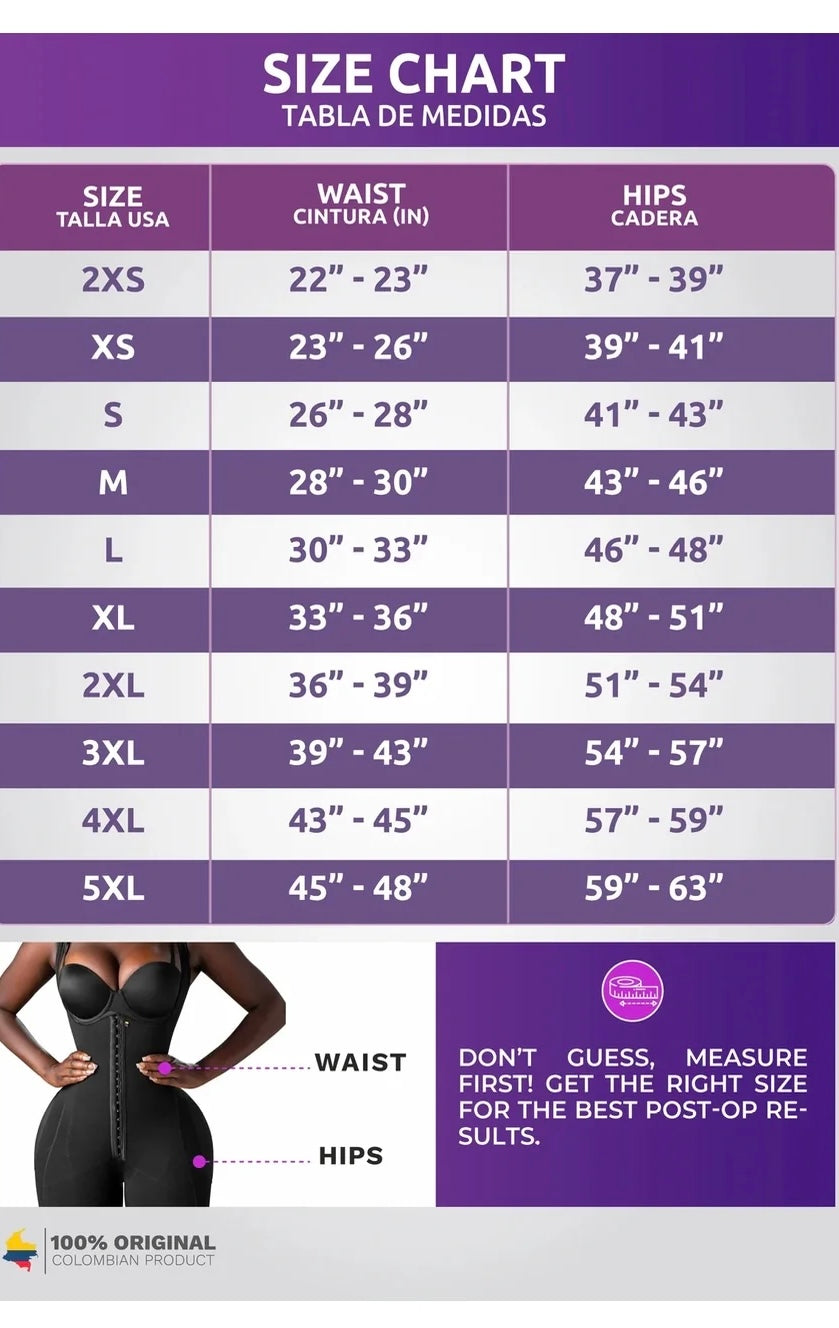 Stage 2 Faja Shapewear Bodysuit for Women Guitar Body Shapes 940