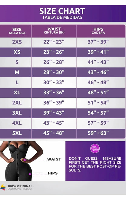 Stage 2 Faja Shapewear Bodysuit for Women Guitar Body Shapes 940