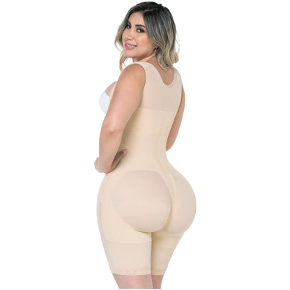 POST SURGERY MID THIGH SHAPEWEAR BODYSUIT FOR GUITAR AND HOURGLASS BODY TYPES 00489