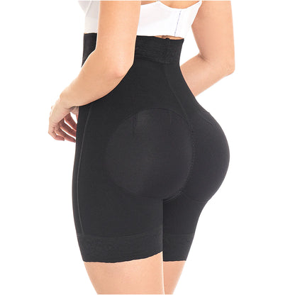 Pantalones cortos de compresión de cintura alta para mujer / Powernet 0327