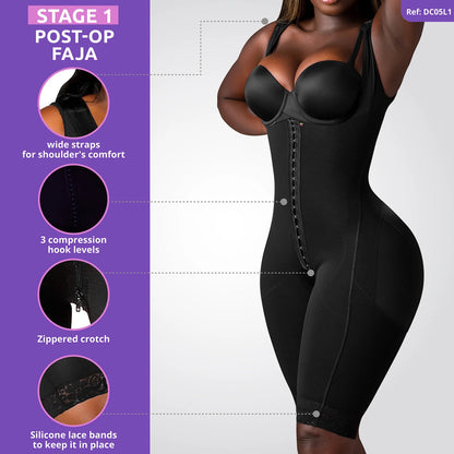 BBL & LIPO | STAGE 1  POST-OP | AND DAILY USE FAJAS SNATCHED 05L1