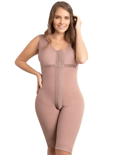 Faja 360 Sleeveless, knee length with three levels of hook 09366